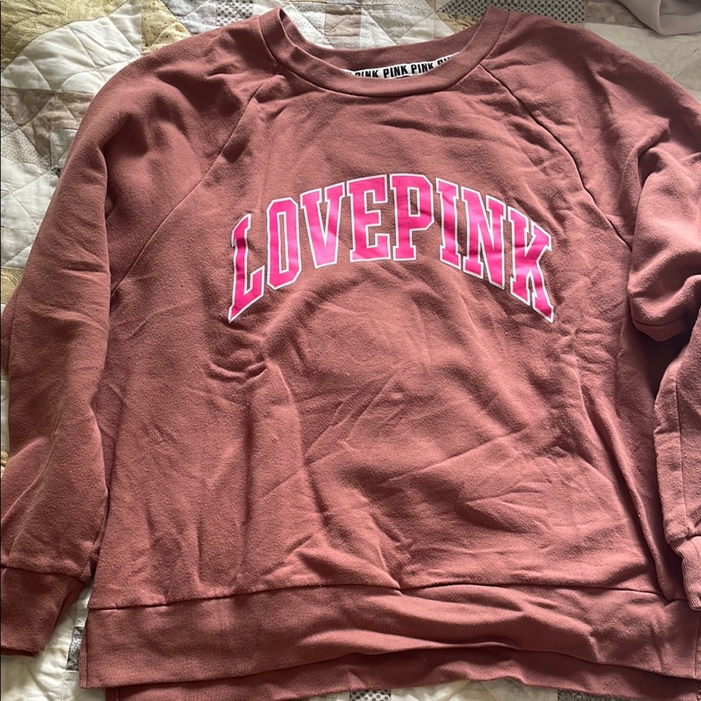 Victoria's Secret Pink Sweatshirt in Dusty Rose